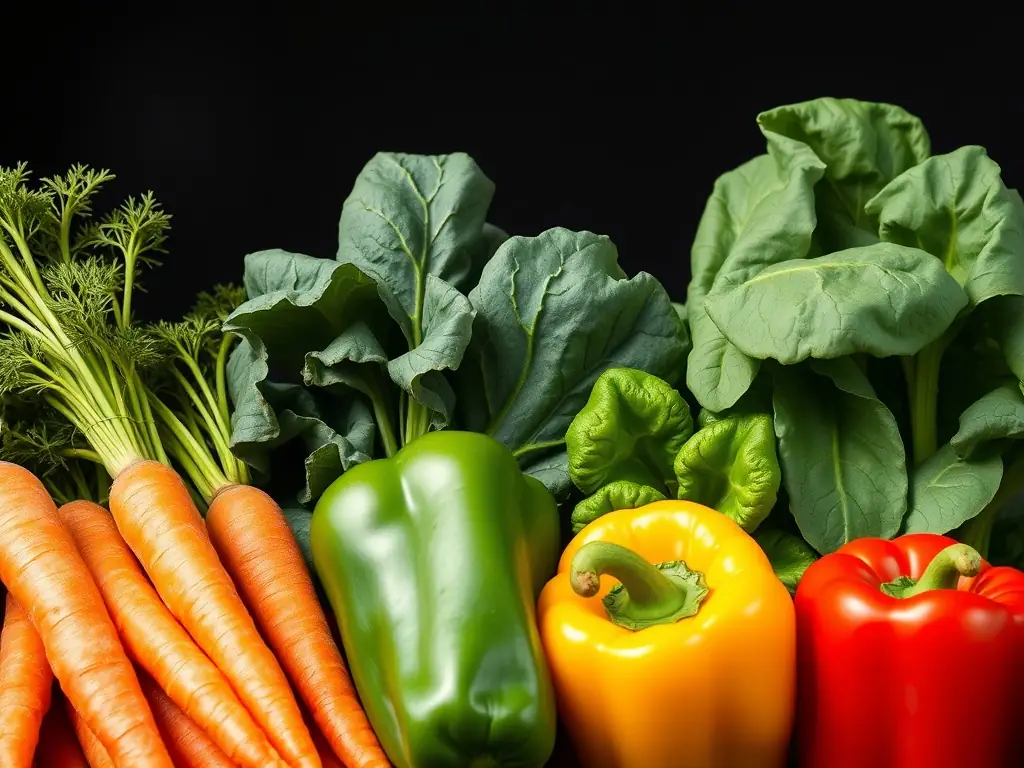 Close-up of organic vegetables with certification labels, highlighting quality and purity, emphasizing GreenCrate's commitment to providing the purest produce.